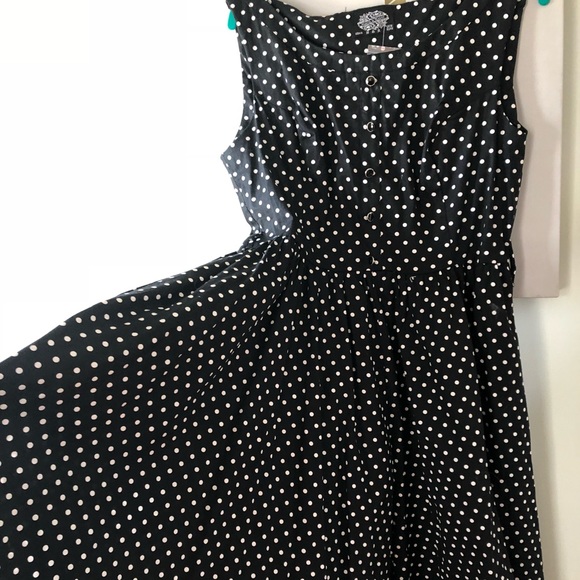 Pin up style ModCloth polka dot dress - Picture 1 of 3